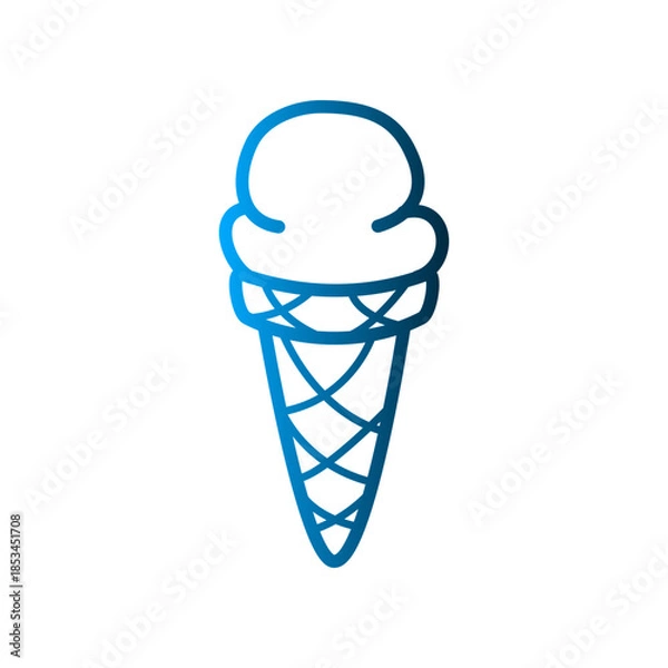 Obraz Ice Cream icon template