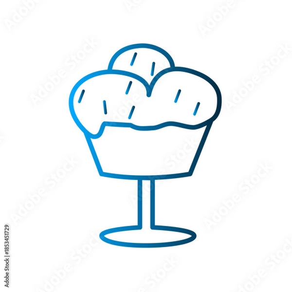 Obraz Ice Cream icon template