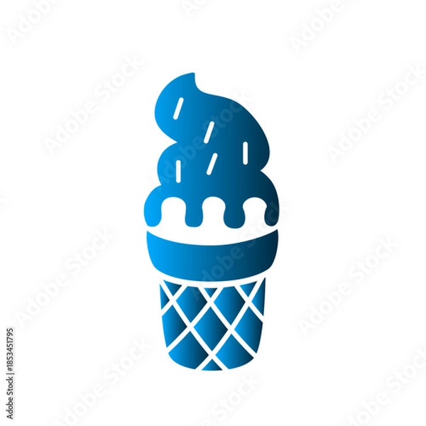 Obraz Ice Cream icon template