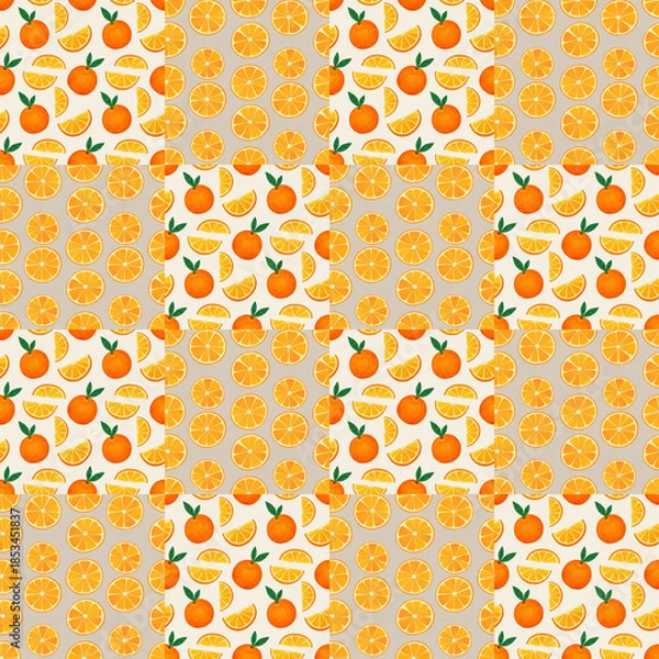 Obraz オレンジの模様