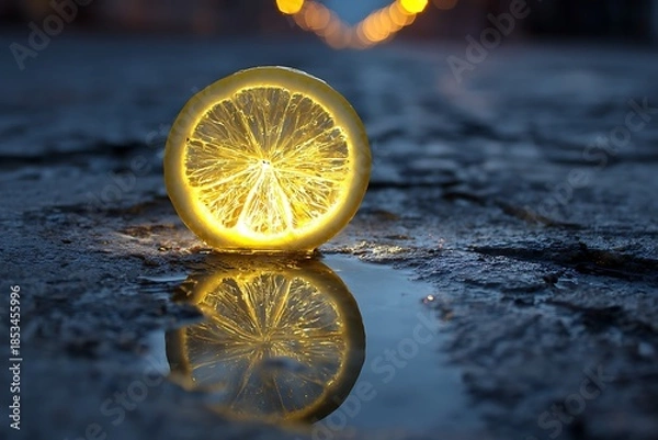 Obraz lemon on the table