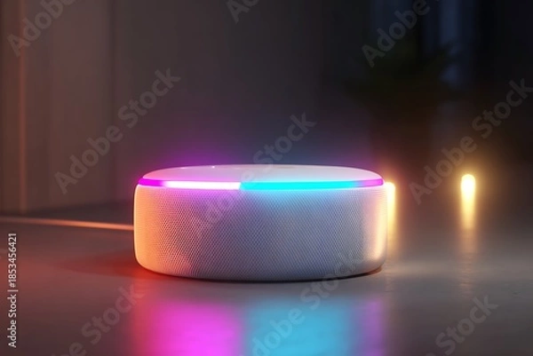 Obraz a smart glowing speaker