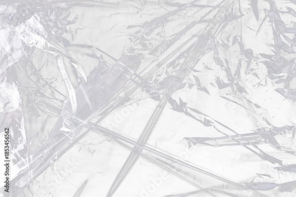 Fototapeta abstract transparent plastic wrap texture