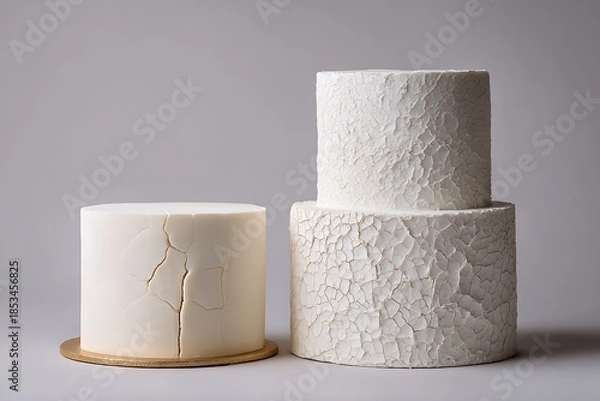 Obraz a smooth frosted cake