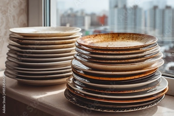 Obraz stack of plates