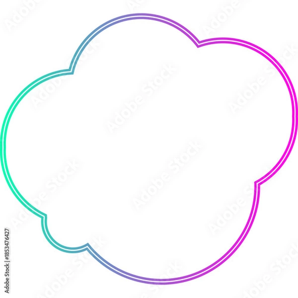 Obraz Neon Speech Bubble