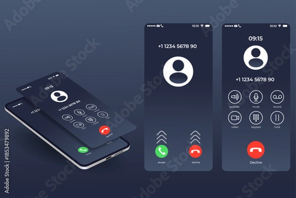 Obraz vector design user interface elements, UI design
