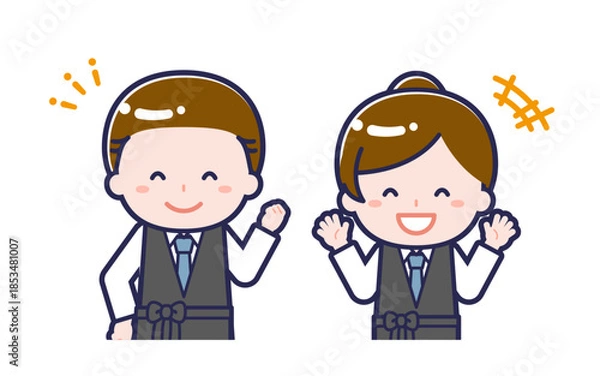 Obraz バーテンダー／2人組／男女 02