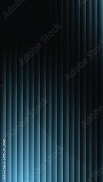 Obraz Abstract Dark Blue Vertical Glass Refraction Texture Background