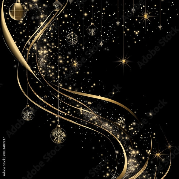 Obraz abstract christmas background