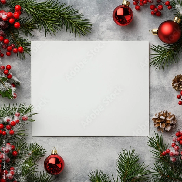 Obraz christmas greeting card