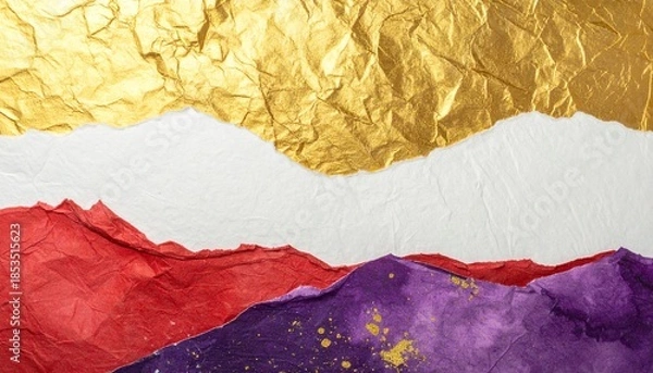 Obraz 和紙、平安時代、優雅な和風イメージの背景素材