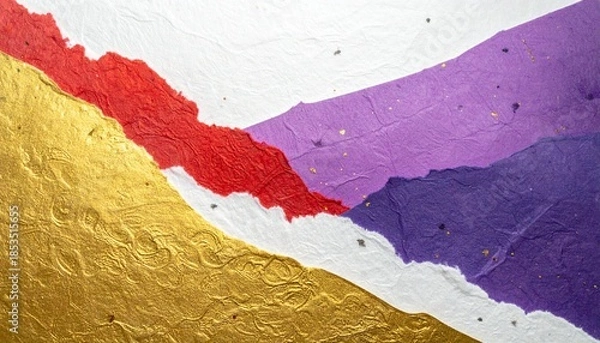 Obraz 和紙、平安時代、優雅な和風イメージの背景素材