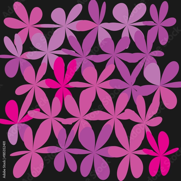 Fototapeta  Abstract Whimsical Flower Background