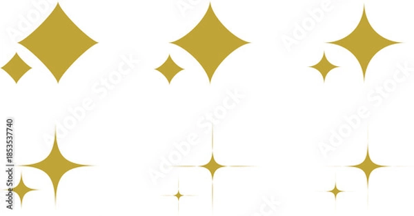 Obraz Sparkle きらきらイラスト / Shining Effect