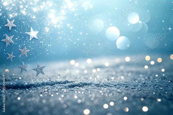 Obraz Shimmering gray glitter with celestial glow