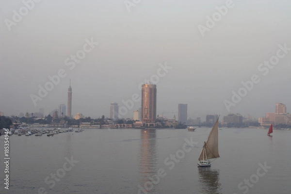 Obraz Boats on the nile river