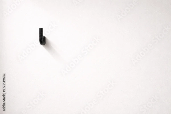 Obraz Minimal wall hook  on a clean white wall