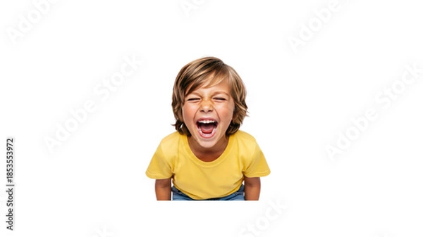 Obraz Screaming Little Boy