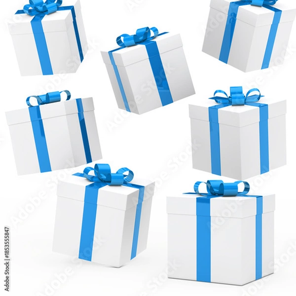 Obraz christmas gift boxes