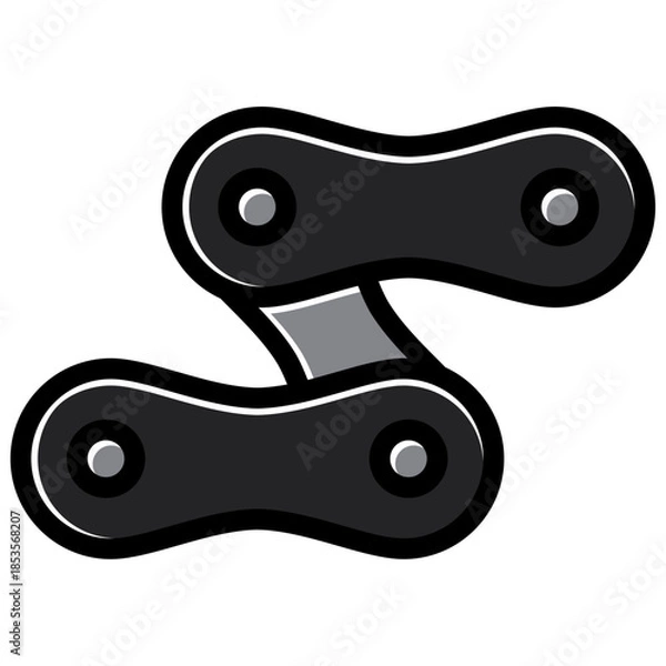 Obraz bike chain icon