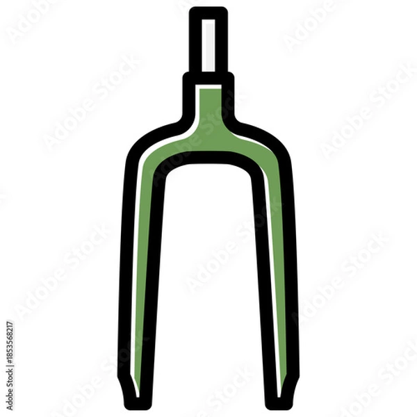Obraz bike fork icon