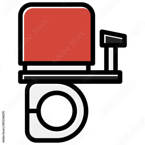 Obraz bike ringer bell icon
