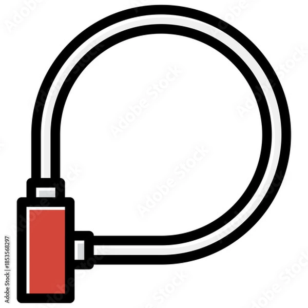 Obraz bike lock icon