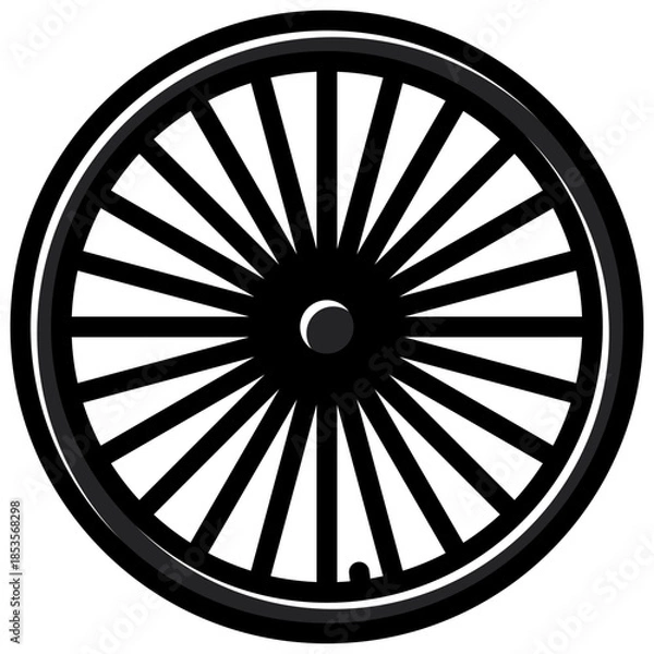 Obraz wheel tire icon