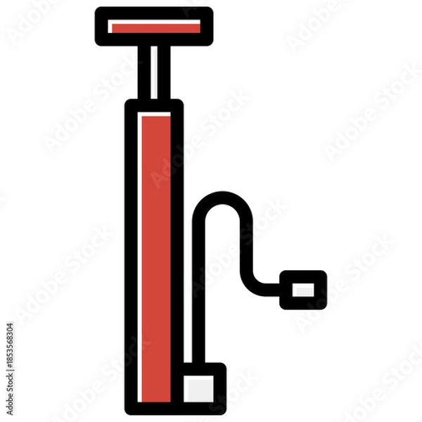 Obraz bike air pump icon
