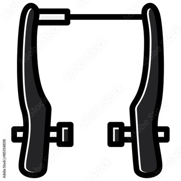 Obraz v-brake bike icon
