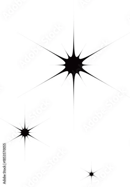 Obraz Sparkle きらきらイラスト / Shining Effect