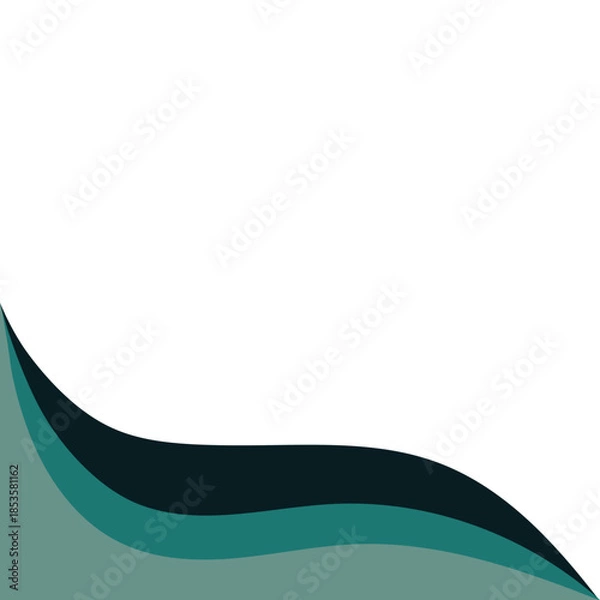 Obraz Flat Curve Business Corner