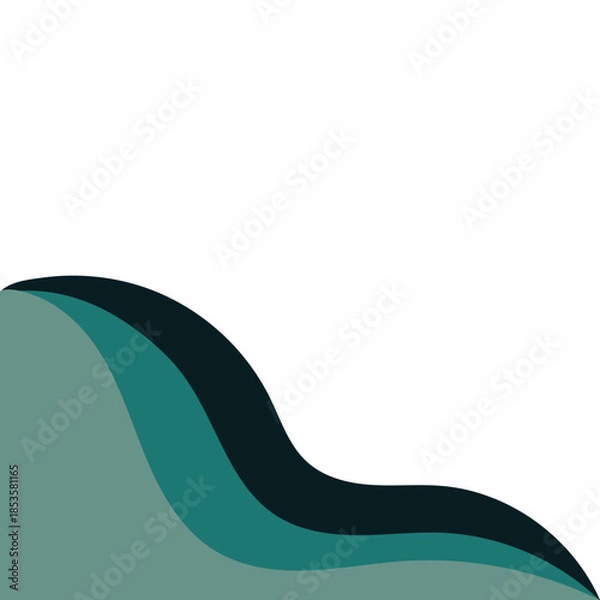 Obraz Flat Curve Business Corner