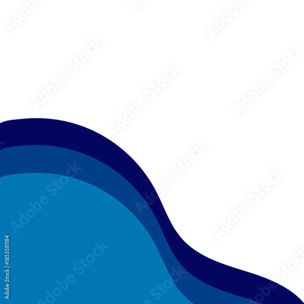 Obraz Flat Curve Business Corner