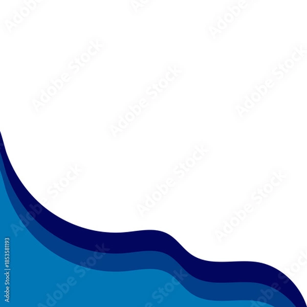 Obraz Flat Curve Business Corner