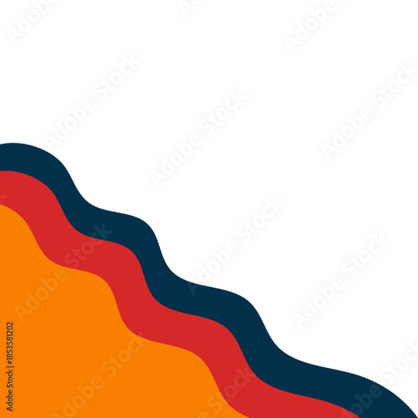 Obraz Flat Curve Business Corner