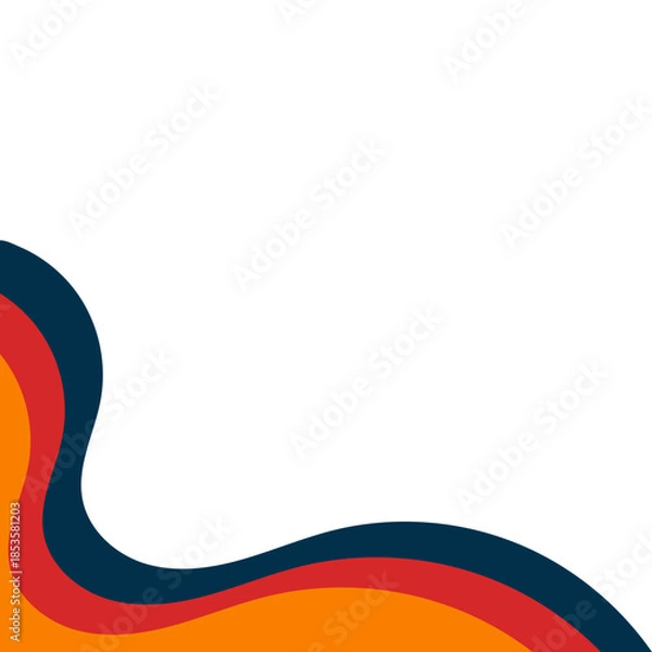 Obraz Flat Curve Business Corner