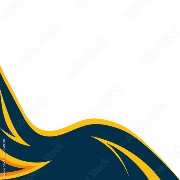 Obraz Flat Curve Business Corner