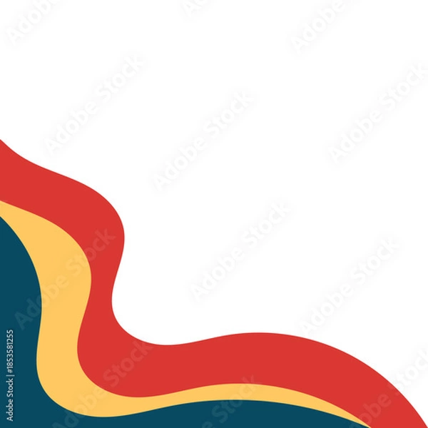 Obraz Flat Curve Business Corner