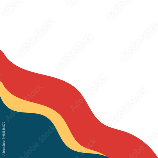 Obraz Flat Curve Business Corner