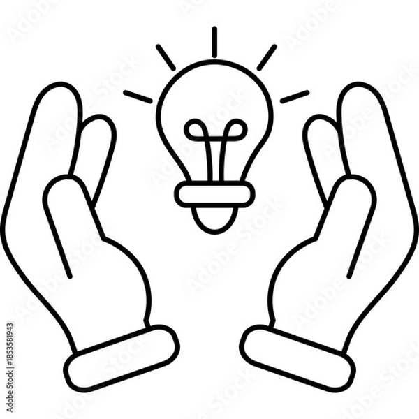 Fototapeta Startup Lineal Illustration