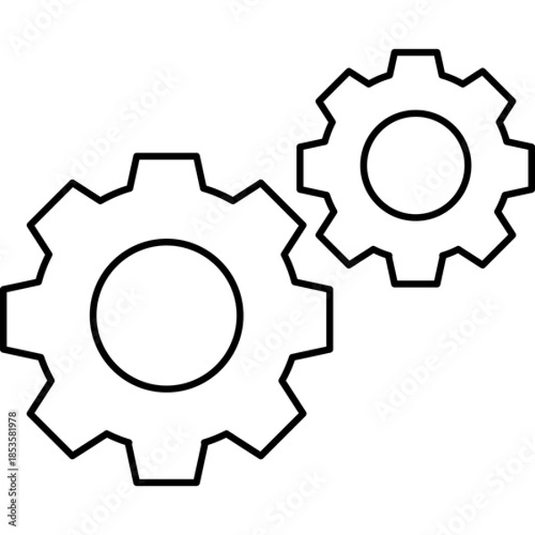 Fototapeta Startup Lineal Illustration