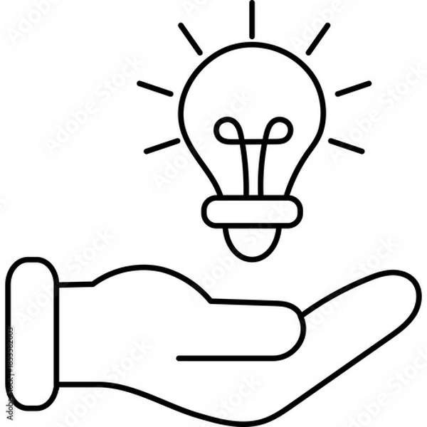 Fototapeta Startup Lineal Illustration