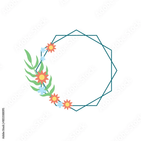 Obraz Botanical Leaf Frame