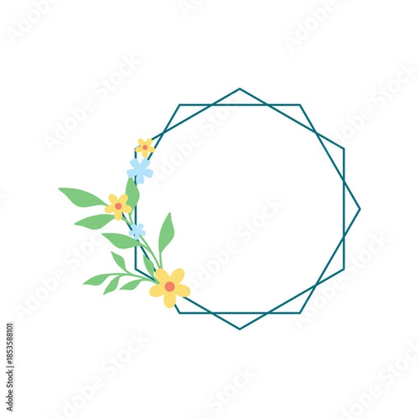 Obraz Botanical Leaf Frame