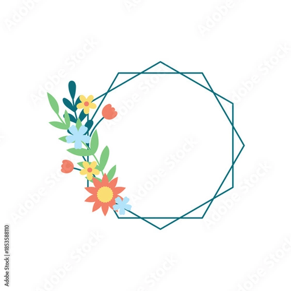 Obraz Botanical Leaf Frame