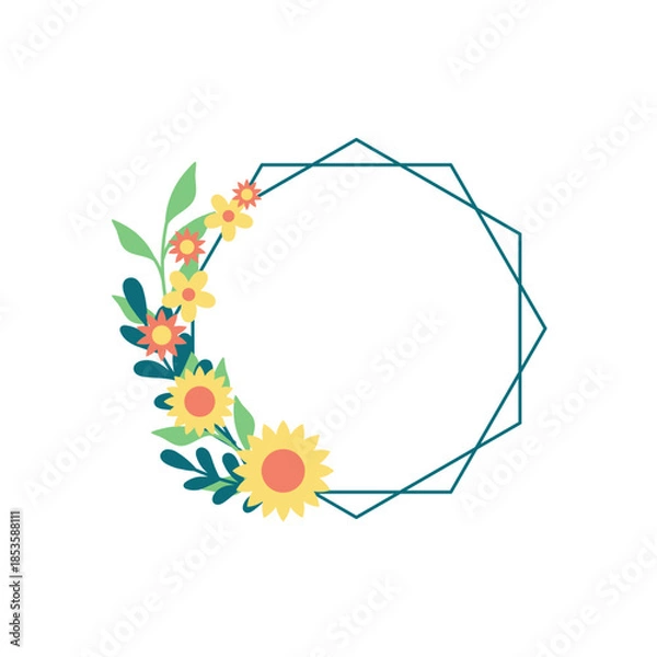 Obraz Botanical Leaf Frame