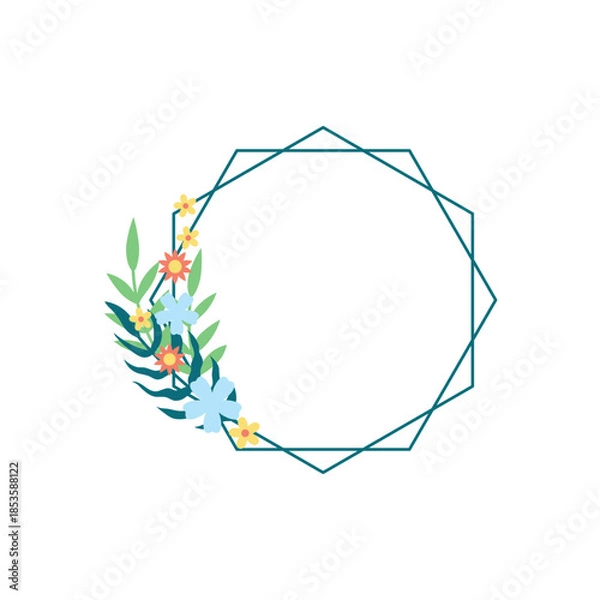 Obraz Botanical Leaf Frame