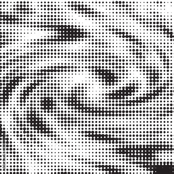 Obraz swirl abstract halftone background
